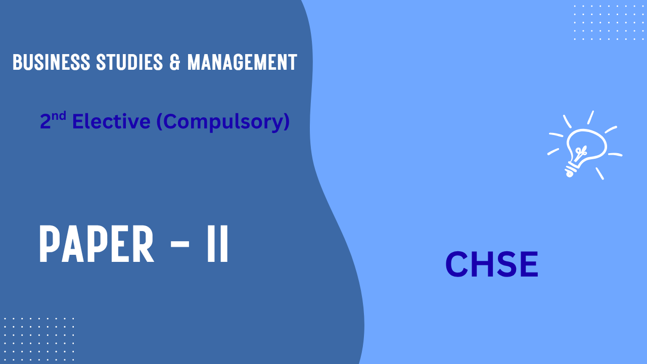 Business Studies 1111
